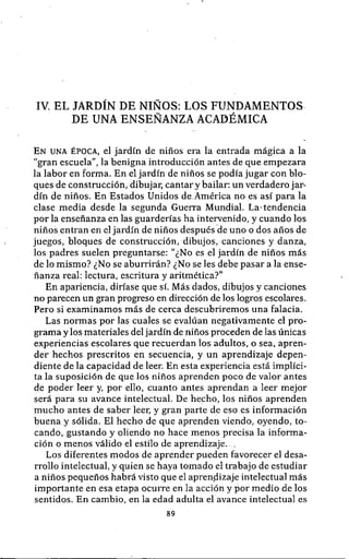 Como aprenden los niños