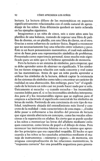 Como aprenden los niños