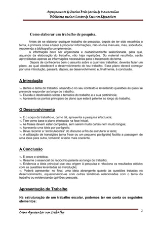 Como Apresentar Um Trabalho  2