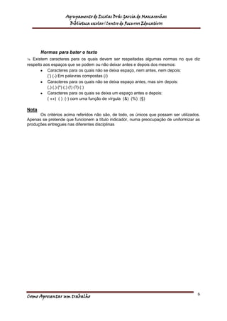 Como Apresentar Um Trabalho  2