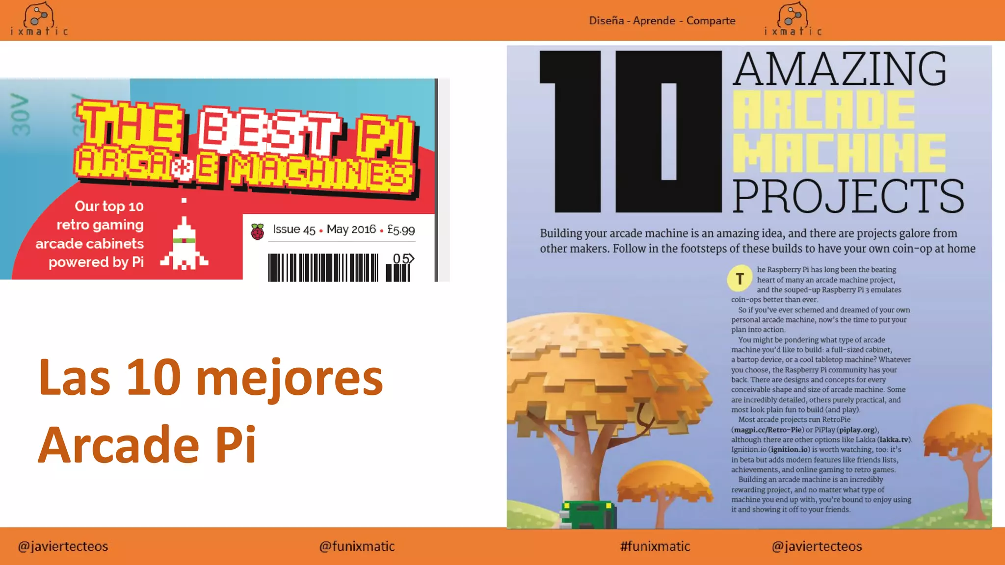 Las 10 mejores
Arcade Pi
 