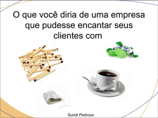 O que você diria de uma empresa
   que pudesse encantar seus
         clientes com:




            Sumã Pedrosa
 