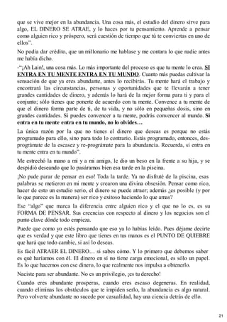 COMO ATRAER EL DINERO Lain Garcia Calvo. | PDF