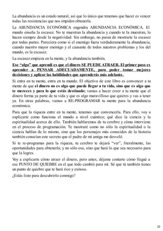 COMO ATRAER EL DINERO Lain Garcia Calvo. | PDF