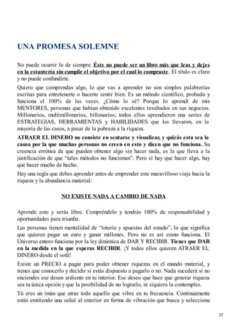 COMO ATRAER EL DINERO Lain Garcia Calvo. | PDF