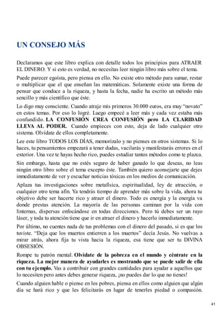 COMO ATRAER EL DINERO Lain Garcia Calvo. | PDF