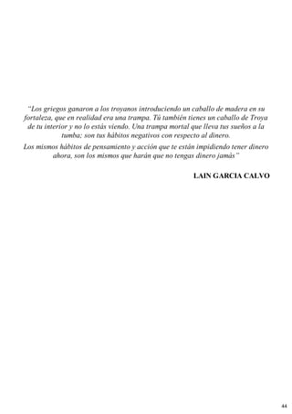 COMO ATRAER EL DINERO Lain Garcia Calvo. | PDF