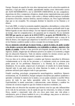 COMO ATRAER EL DINERO Lain Garcia Calvo. | PDF