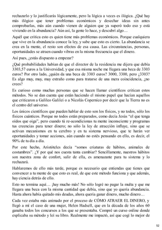 COMO ATRAER EL DINERO Lain Garcia Calvo. | PDF