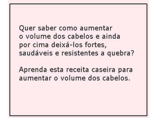 Como aumentar o volume dos cabelos