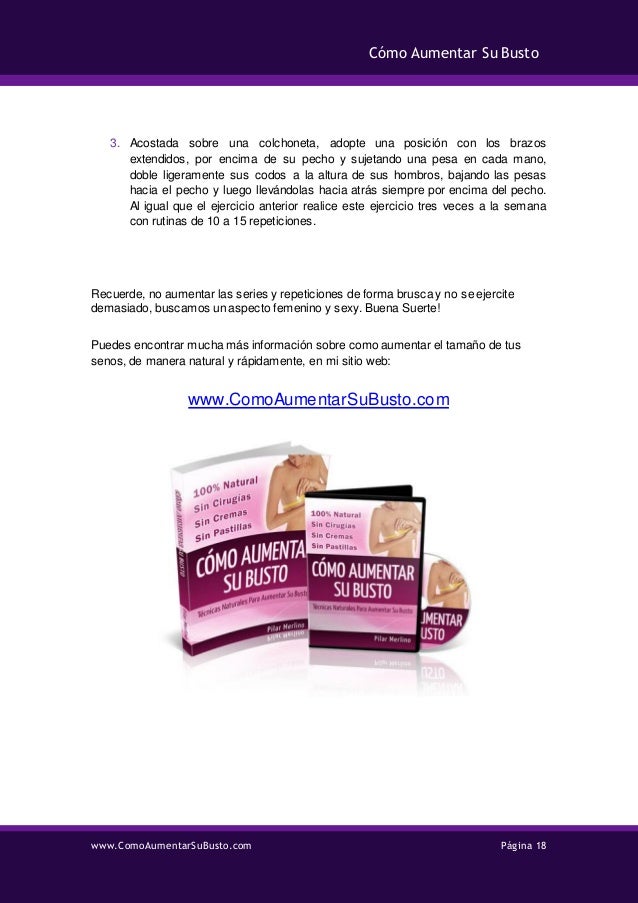 Como Aumentar Su Busto Pilar Merlino