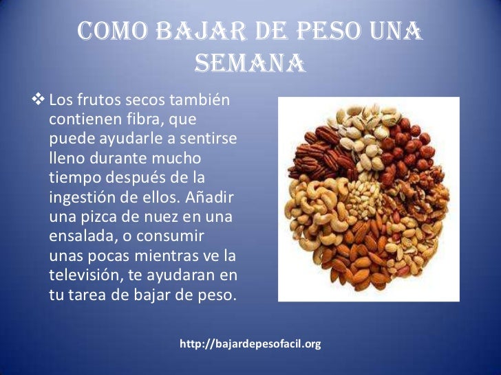 Como bajar de peso en una semana 10 kilos yahoo fantasy
