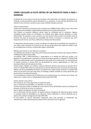 CÓMO CALCULAR LA RUTA CRÍTICA DE UN PROYECTO PASO.docx
