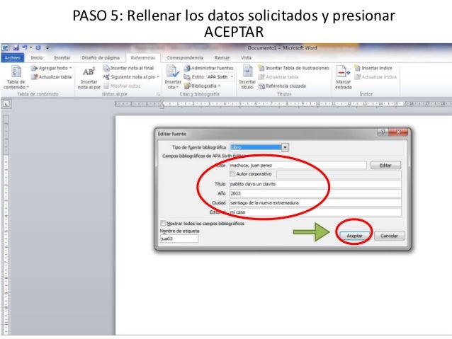 formato apa 6 edicion