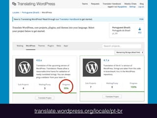 translate.wordpress.org/locale/pt-br
 