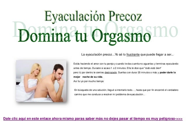 Como Combatir La Eyaculacion Precoz