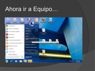 Ahora ir a Equipo…
 