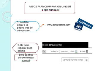 Como comprar on-line en aeropostale y tips para comprar seguro.