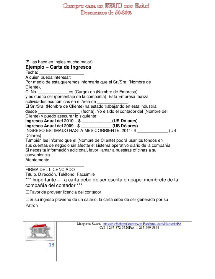 carta referencias personal