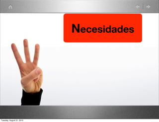 Necesidades




Tuesday, August 31, 2010
 