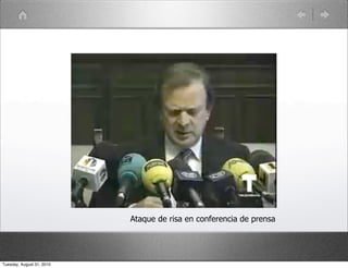 Ataque de risa en conferencia de prensa




Tuesday, August 31, 2010
 