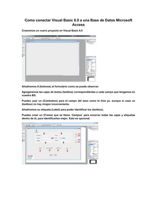Como conectar visual basic 6.0 a una base de datos microsoft sql server ...