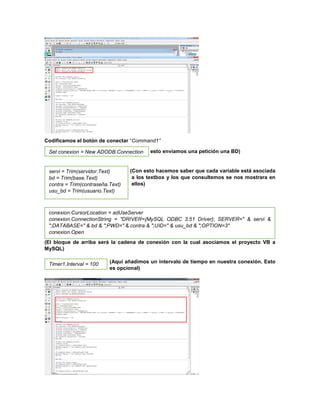 Como conectar visual basic 6.0 a una base de datos microsoft sql server ...