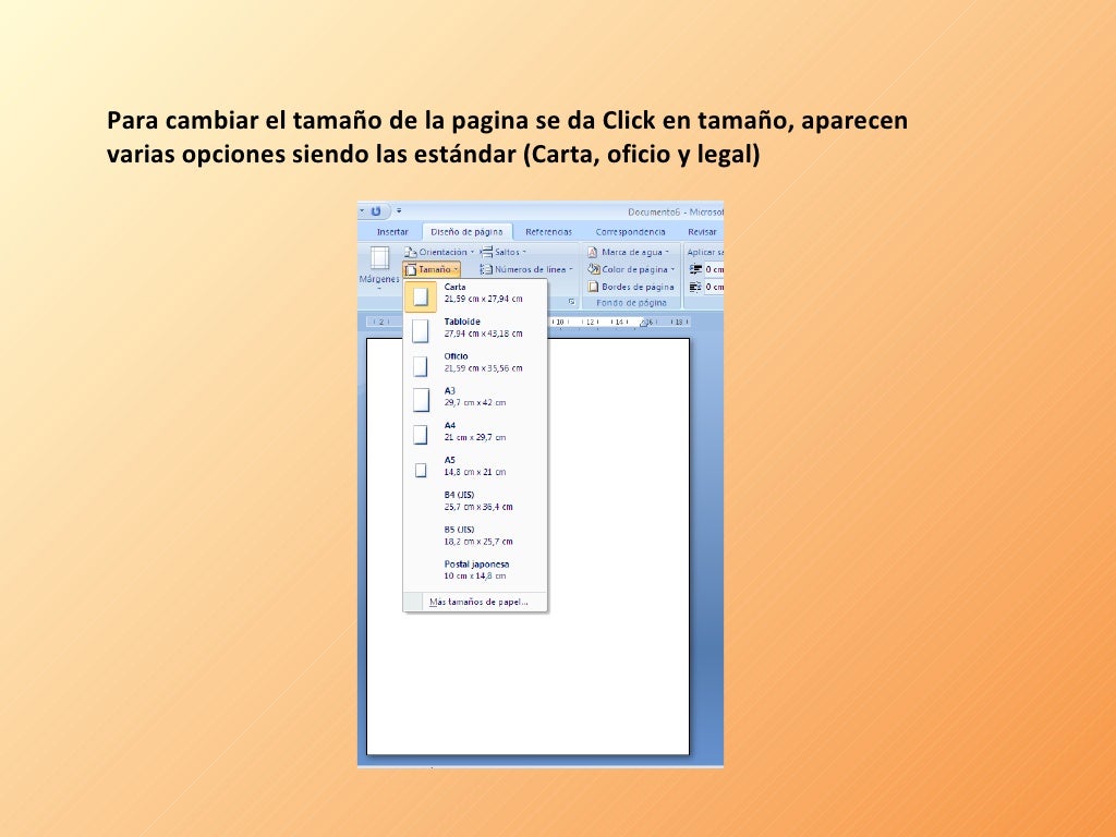 CONFIGURAR PAGINA EN WORD