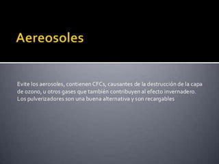 Como conservar el medio ambiente