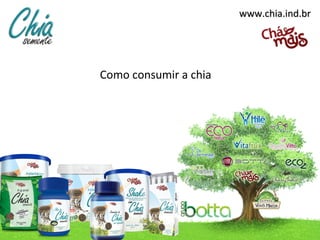 www.chia.ind.br

Como consumir a chia

 