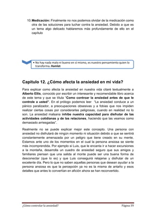 Como controlar la ansiedad | PDF