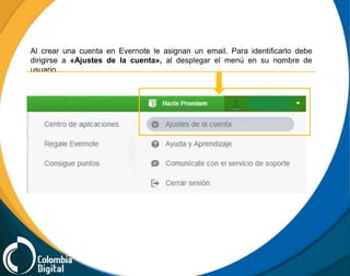 ¿Cómo convertir un e-mail a nota de recordatorio en Evernote? | PPTX