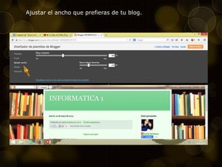 Ajustar el ancho que prefieras de tu blog.
 