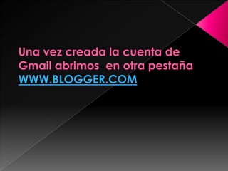 Como crear blog jl