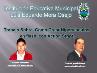 Como crear texto con action script