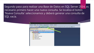 Creación de bases de datos en SQL Server | PPTX