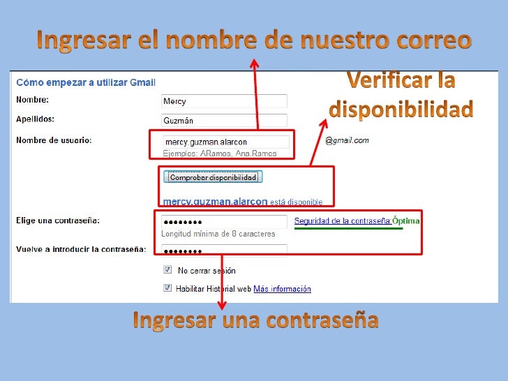 Como crear una cuenta de correo electrónico