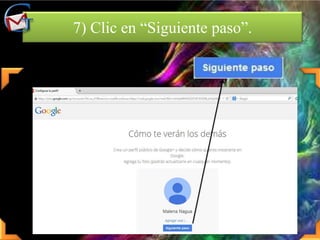 7) Clic en “Siguiente paso”.
 