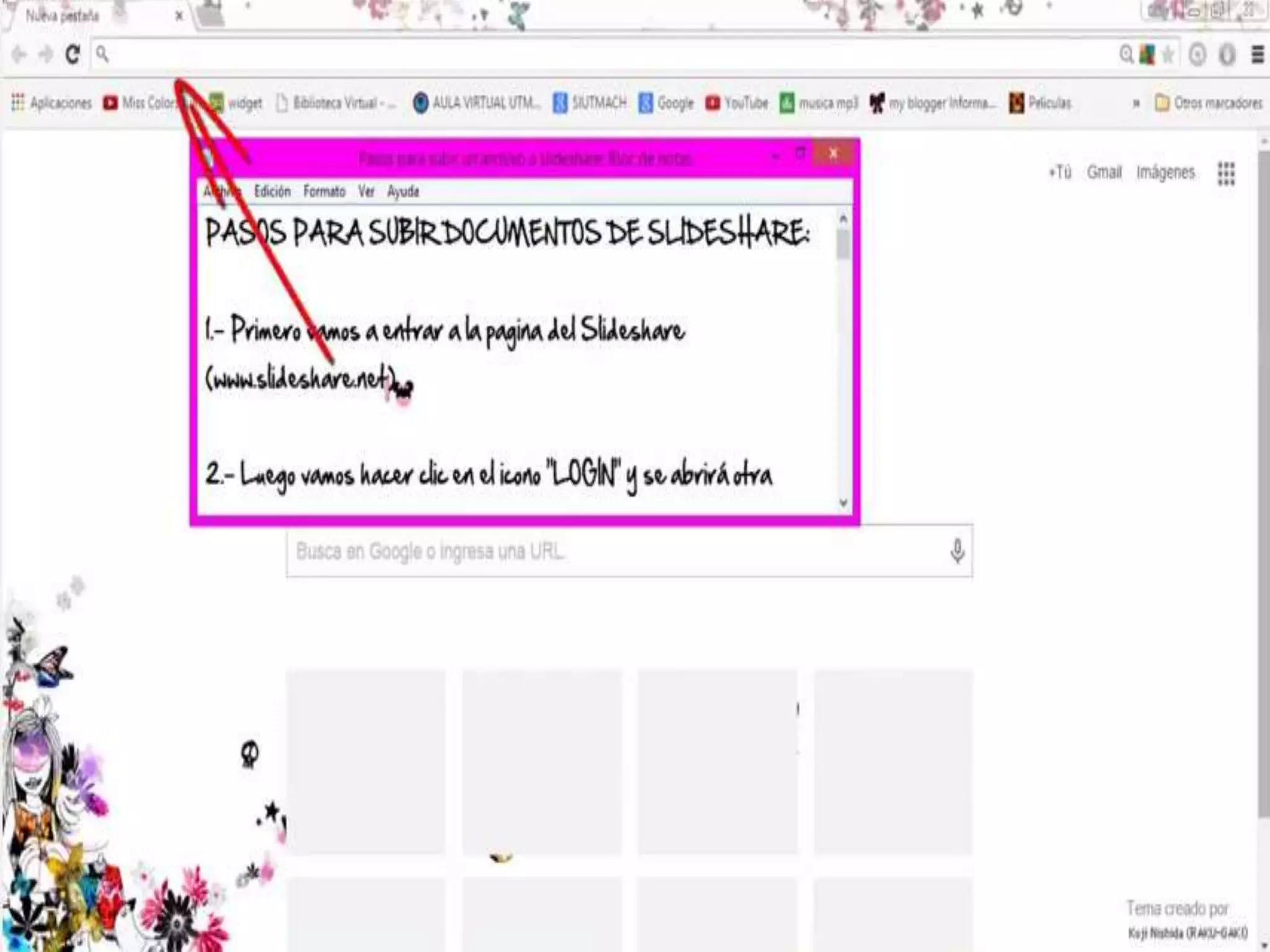 Como crear una cuenta en slideshare