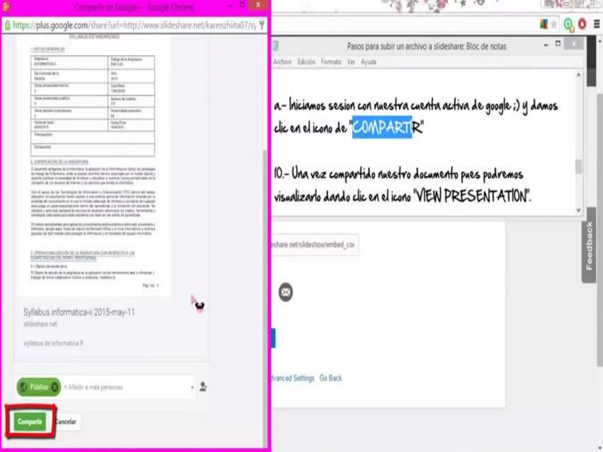 Como crear una cuenta en slideshare