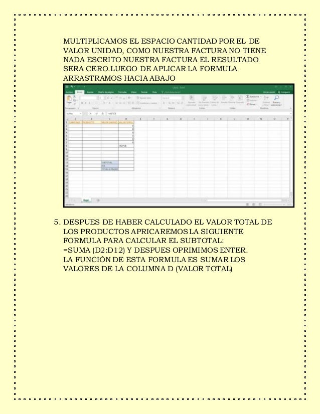 factura excel