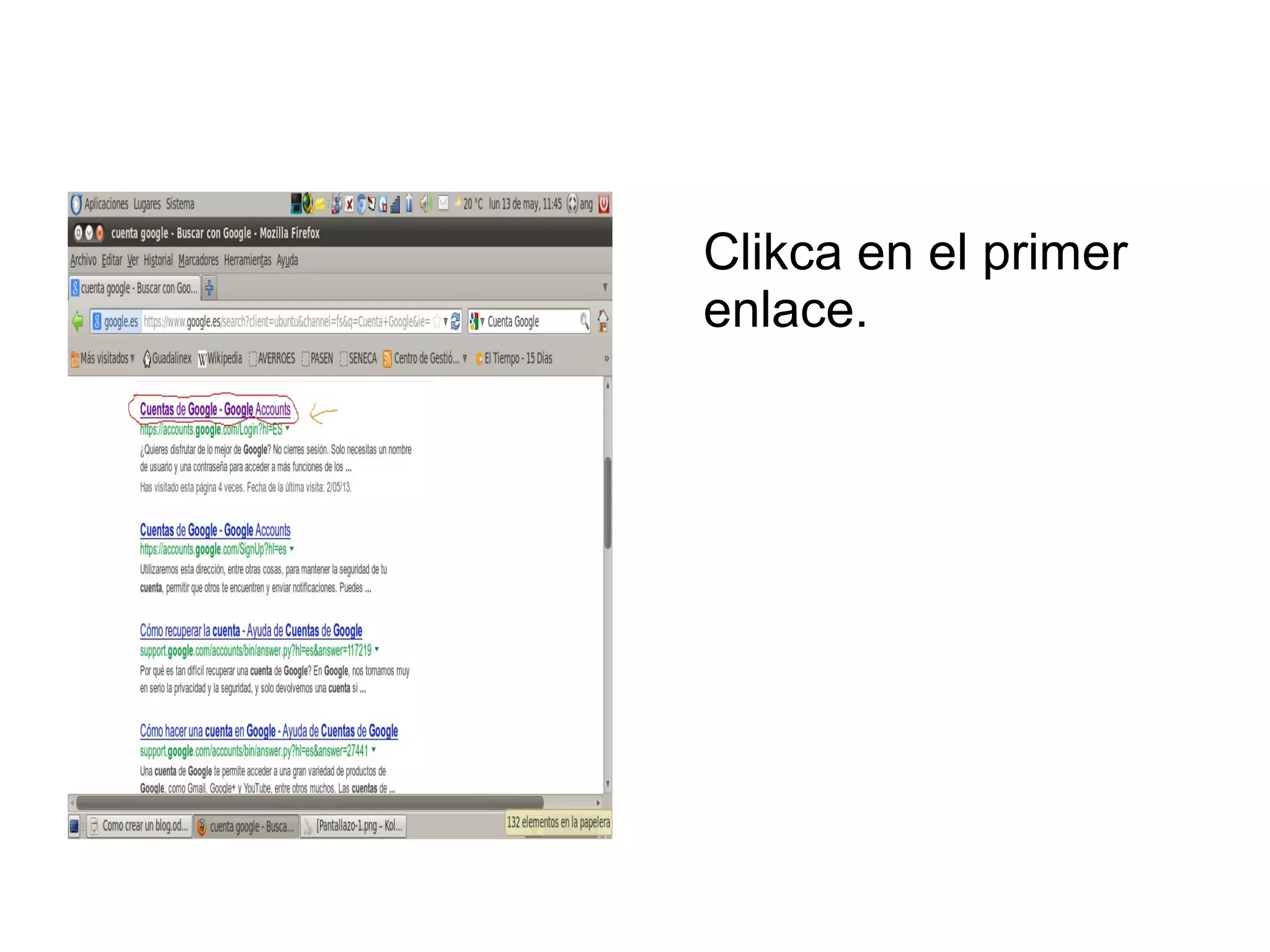 Clikca en el primer
enlace.
 