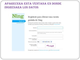 Apareceraestaventana en dondeingresara los datos