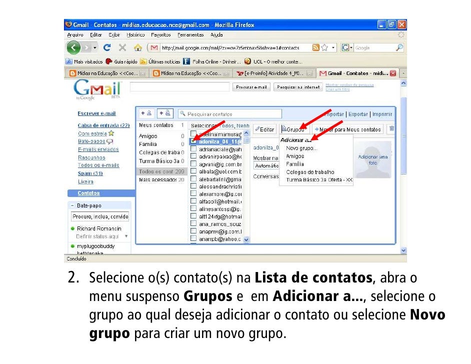 Como Criar Grupo No Gmail Para Enviar Email