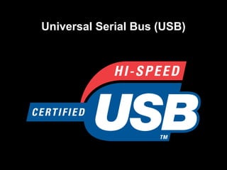 Universal Serial Bus (USB)
 