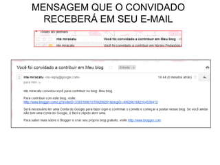 MENSAGEM QUE O CONVIDADO
RECEBERÁ EM SEU E-MAIL
 