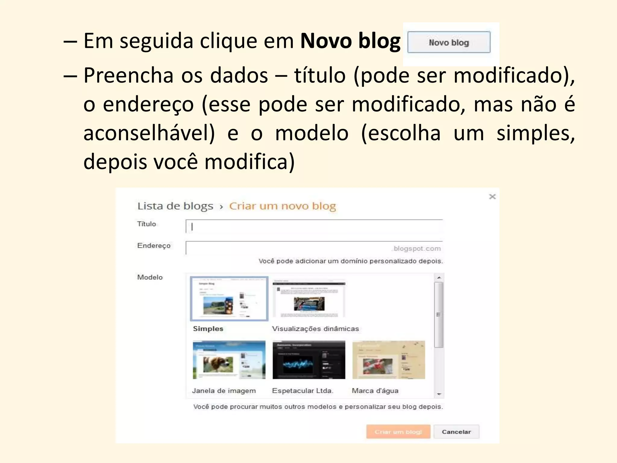 • Com os dados preenchidos, a seguinte
imagem aparecerá em sua tela Clique
aqui>configurações
 