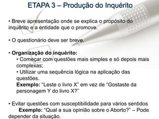 Como vamos fazer a recolha dos dados?