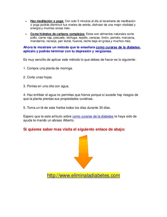 Como Curarse De La Diabetes – Aprende Como Hacerlo Como Curarse De La Diabetes – Aprende Como Hacerlo