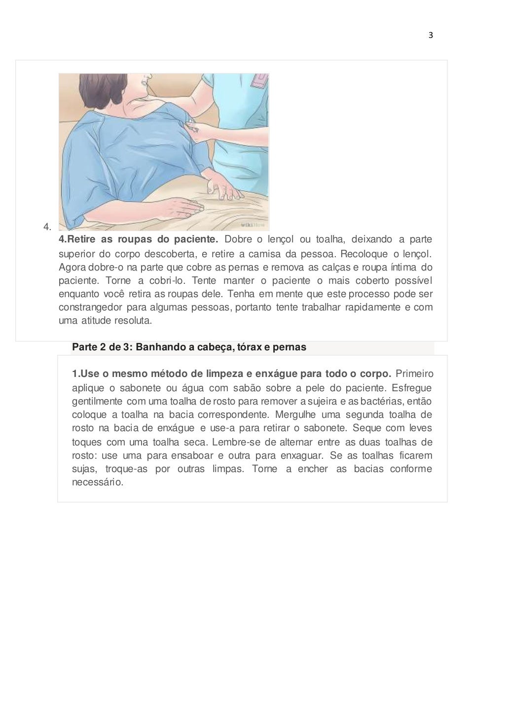 Perguntas E Respostas Sobre Banho No Leito